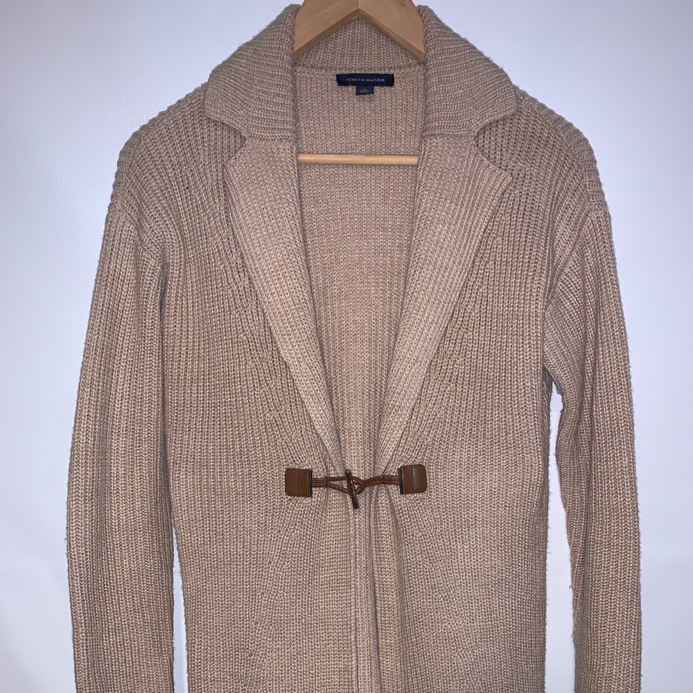 Tommy Hilfiger XS Sand Sweater Cardigan